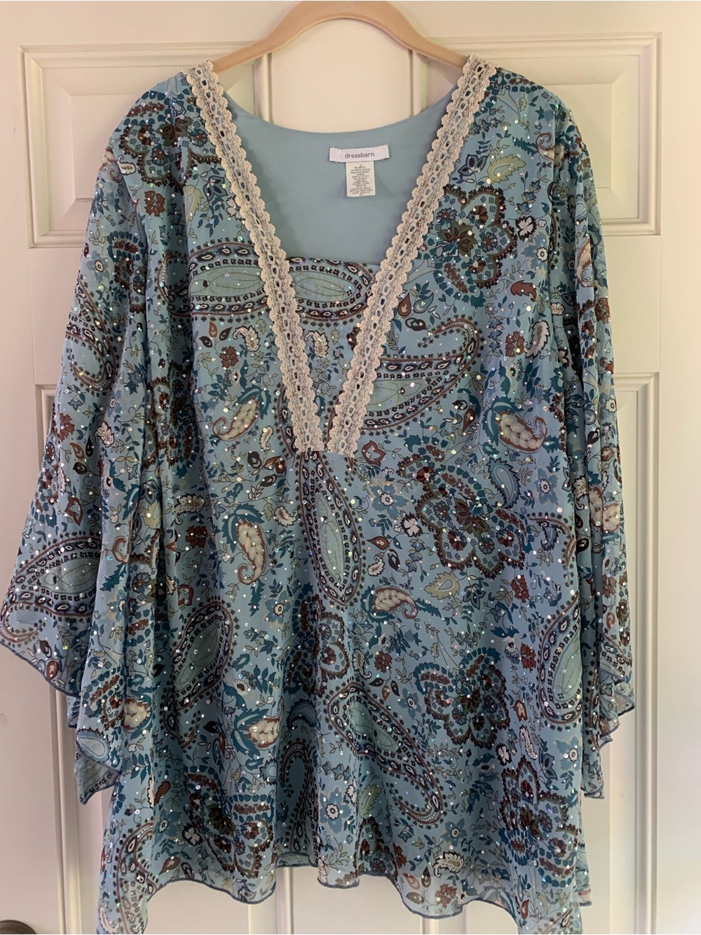 Sparkly Boho Tunic Plus Size